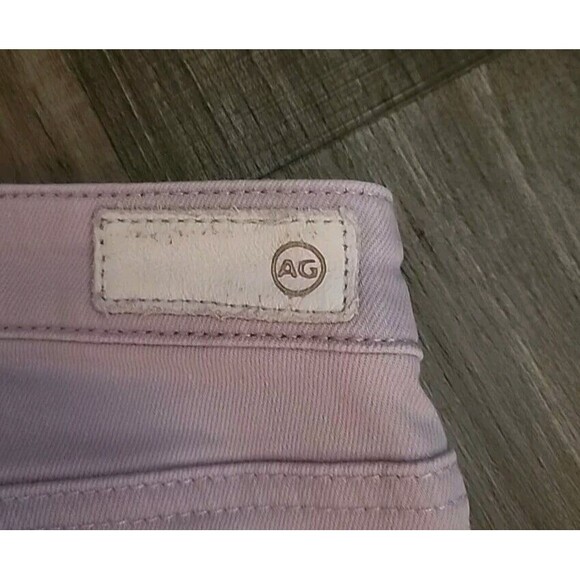 AG Adriano Goldshmied Jeans Womens 28R The Prima Crop Cigarette Crop Pink Rose - Picture 9 of 10